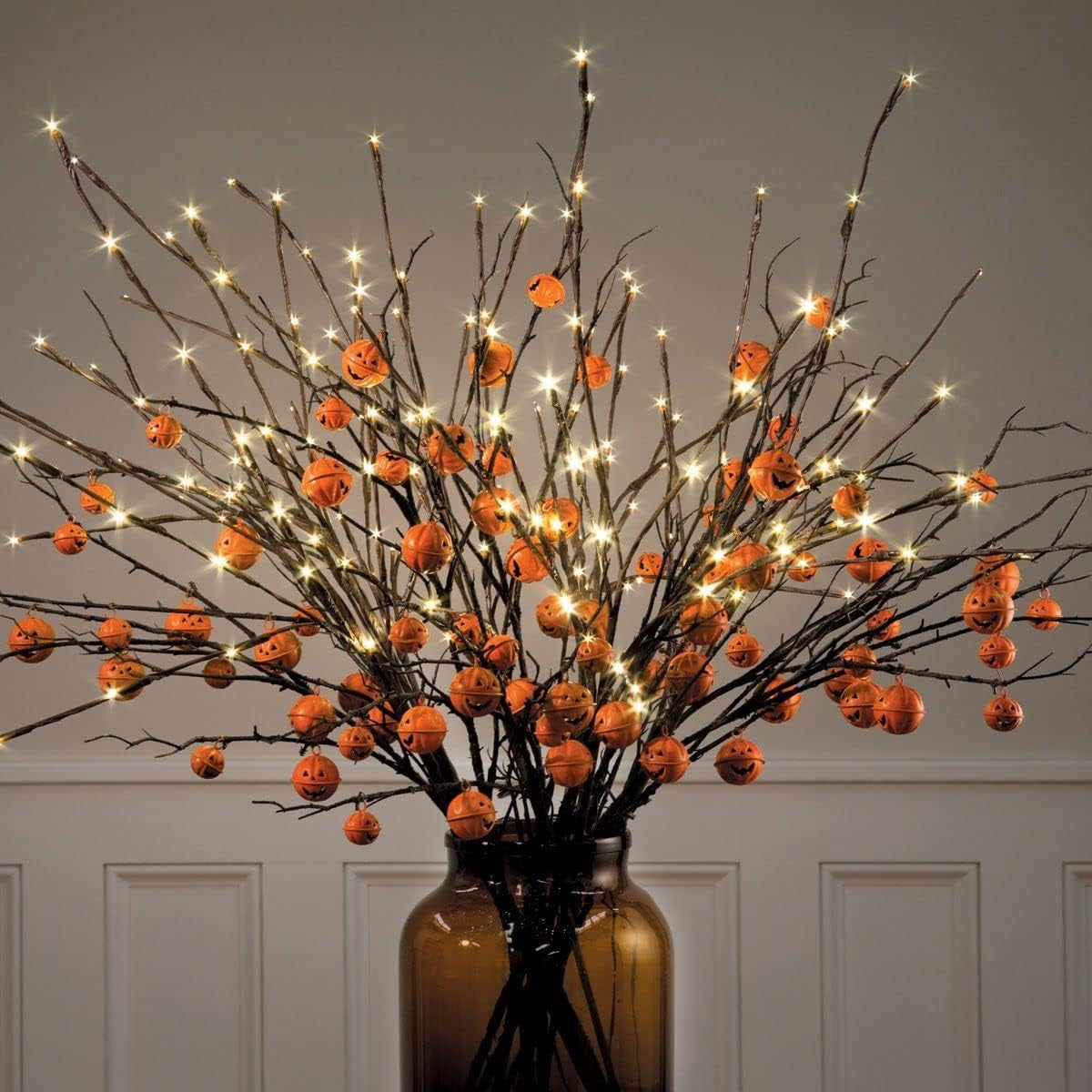 Twig Lighted Branches for Floor Vases Led Branches Lights for Vase Decor Branches Sticks with Floral Lights for Vase Battery Operated Tree Branches with Lights, 30 In, Pack of 2, Warm White